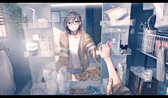 薄涂/二次元/日韩插画 日本画师前田ミック的插画作品
花瓣关注原画人，推荐更多精选素材，绘画更有灵感