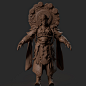 wukong Character Modeling_持国天王