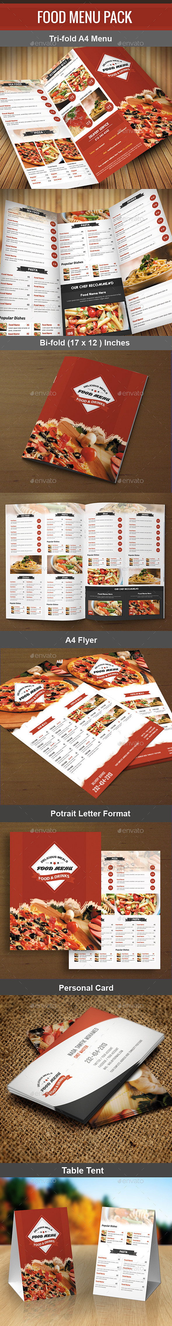 Food Menu Pack 6 - F...