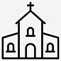教堂宫廷堡垒图标 免费下载 页面网页 平面电商 创意素材