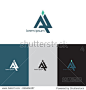 Letter AI logo icon design template elements