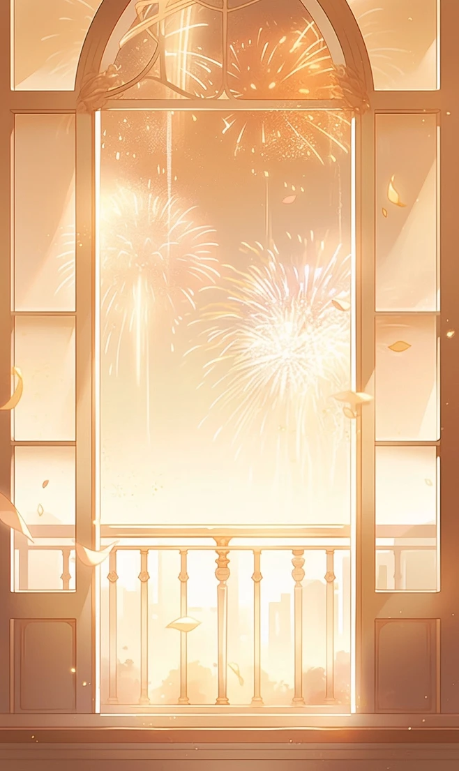 An empty window with...