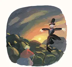 插画师Marc Majewski的绘画作品欣赏 : 一组来自插画师Marc Majewski迷你风景小插画，工具是水粉或者丙烯，整体构图基本都是以风景其他场景为主，小人物作为点缀，显得画面更加生动。 Marc Majewsk于...