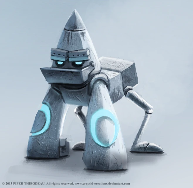 DAY 222. Robot Gorilla by Cryptid-Creations-花瓣网