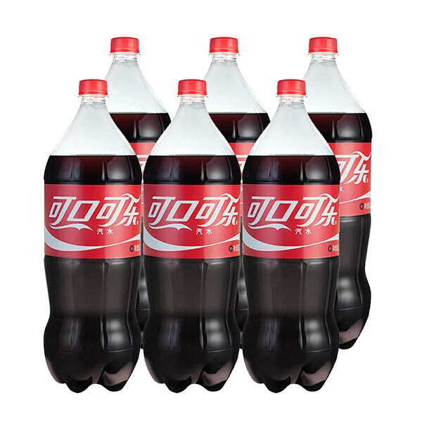 可口可乐（Coca-Cola） 碳酸饮料 可乐汽水 2L*6瓶 整箱-花瓣网