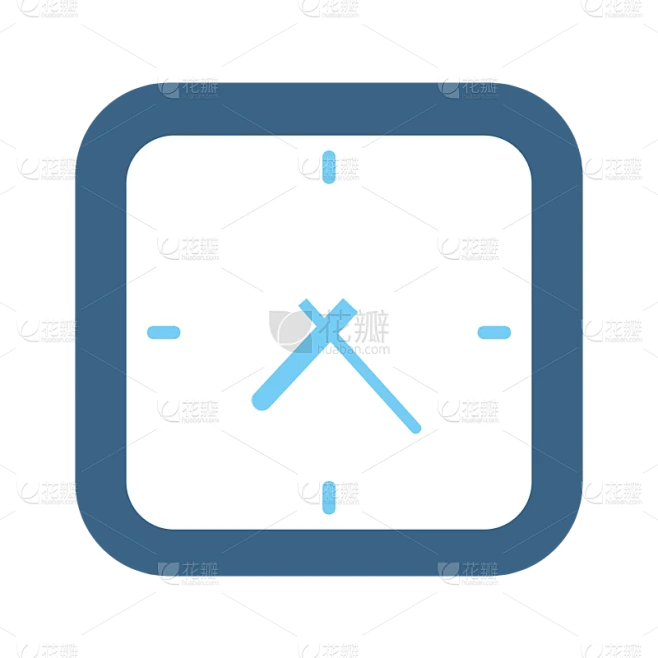 ICON-扁平矢量钟表元素-SVG17素材-花瓣网