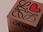 box design Fashion  loewe Love luxury Packaging packaging design