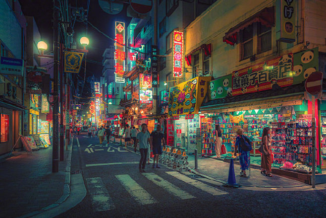 位于日本的深夜街道 丨 Anthony ...