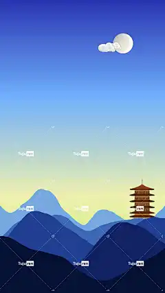 日本 山 宝塔 墙纸 手机壁纸 Iphone壁纸 手机壁纸 自然