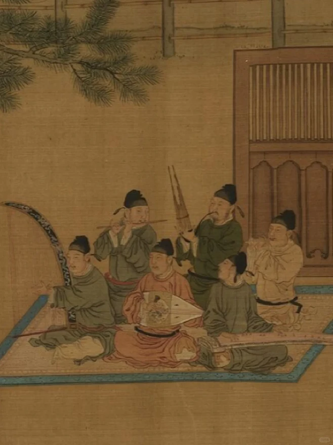 ‍茶画|这场聚会，看到了古人的松弛感-花瓣网