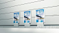 mockups机场灯箱站牌海报户外广告展示样机智能贴图设计素材2410-淘宝网