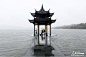 台风菲特致西湖水满溢出 杭州“水漫金山”
