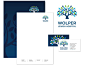 Wolper logo and stationery design