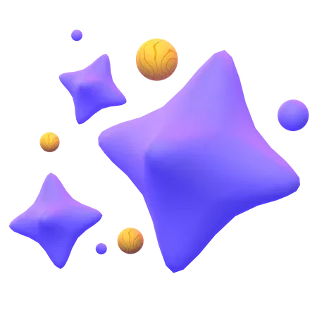 Stars 3D Icon