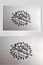 纸材质凹凸纹logo展示样机