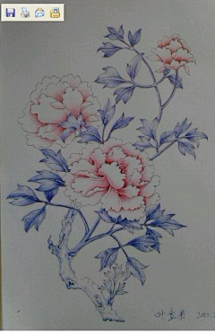 qq:415865943采集到电商设计&【中国风手绘花朵】