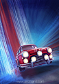 Mini Cooper S, Santiago Fuentes : A tribute to the first MINI winner of the Monte Carlo Rally back in 1964, way before YOLO was even a thing, a true british monument to fearless actions.