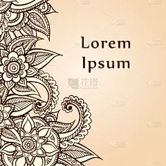 传统,请柬,贺卡,传单,东方人,装饰品,婚礼,花,装饰