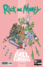 RICK and MORTY 6 Ball Fondlers by Andrew-Ross-MacLean