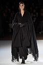 Yohji Yamamoto Fall 2015 | 黑袍巫师 