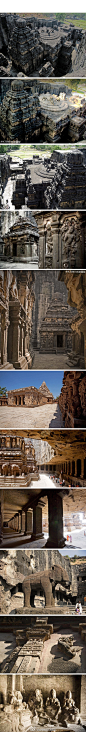 [] ATENO天诺国际#古建筑#【埃洛拉石窟——印度古典艺术的博物馆】埃洛拉石窟群位于印度马拉哈斯特拉邦奥兰加巴德市，建于公元4世纪至11世纪，先后共开凿了34座石窟寺庙。尽管它的历史没有阿旃陀石窟那么悠久，但其壁画和雕刻同样价值奇高，是印度古代艺术的又一字库。@建筑在线 @建筑规划景观设计资料 @世界建筑来自:新浪微博30 摘录2 喜欢0 评论
