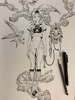 波痞采集到别人家的插画