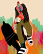 Gucci Gang Illustration Series : An illustration series based on Gucci Pre-fall 2016 - 2019 collection.