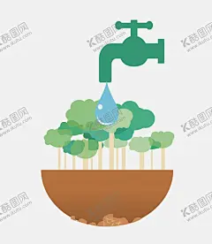 滴水公益海报.ps 【酷图网】手绘,滴水,公益,宣传,广告,海报,psd