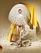 Matthew Brodie 服饰杂志2011。3期的刊出的非常有趣的纸质服装！这些作品采用普通的材料，展示了服饰的奢侈和活力