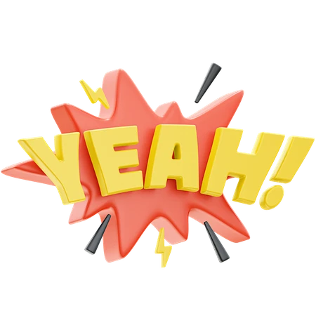 Yeah 3D Illustration-花瓣网