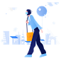 PNG 和 SVG 格式的人物剪贴画插图和图像
