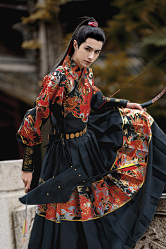 服饰-国风-汉元素-男-花瓣网|陪你做生活的设计师 | 古风