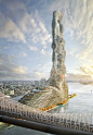 This sky-high tower is actually a liveable carbon sink designed for future sustainable cities! | Yanko Design