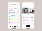 Student app interaction by Taras Migulko for Emote on Dribbble