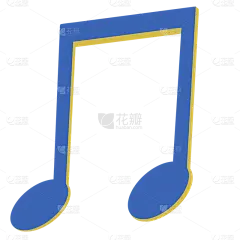 应援氛围元素贴纸-音乐符