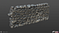 Cleaned up Photogrammetry Scan. Made in Zbrush to repeat horizontally.