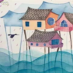 梦幻水彩插画，来自插画师Alexandra Balashova的作品欣赏，ins：kilikilik@手账资源库 ​​​​