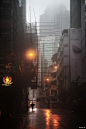 Christophe Jacrot：雨中香港