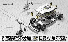 无人机科技工业科技产品设计模型作品海报 (7)