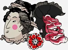 古代人物头像高清素材 中国风 卡通图案 古代人物头像 古典图案 手绘线条 手绘花朵 装饰图案 免抠png 设计图片 免费下载