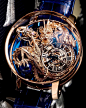 Jacob & Co. 在 Instagram 上发布：“Be Still. The @jacobandco Astronomia is all about perpetual motion, with the double-axis tourbillon spinning and revolving, the 288-facet…”