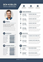 Professional & Creative CV Template - These Professional, Clean and Creative CV/Resume Templates in Word will help you stand out to any recruiters