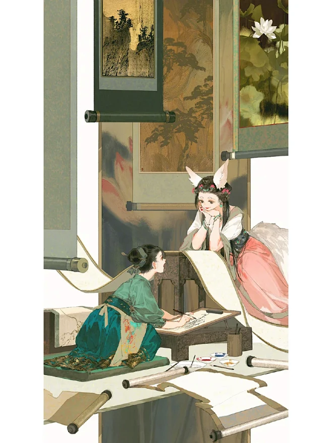 每天认识一位神仙画师：伊吹鸡腿子 - 小...
