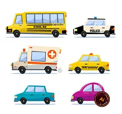 汽车卡通插画警车轿车  - 源文件下载【酷图网】卡通汽车,卡通车辆,车辆插画,手绘汽车,手绘车辆,救护车,警车,校车,出租车,轿车