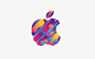 Check out these custom logos Apple made for its October 30th event : The Apple logo has never looked this good.