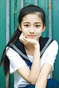 女生学生中长发发型 清纯中长发值得你选_手机搜狐网