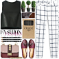 A fashion look from September 2015 featuring crop shirts, mango pants and tassle loafers. Browse and shop related looks.