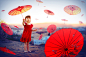 Jon Jon Photography在 500px 上的照片Girl With Umbrellas