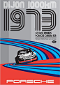 Dijon 1000km 1973 - Porsche Martini: 