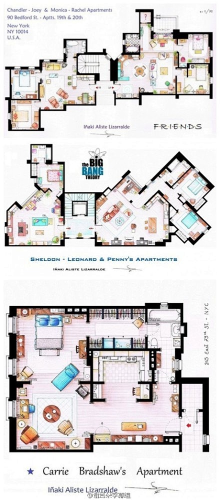 《生活大爆炸》《老友记》《欲望都市》的公...